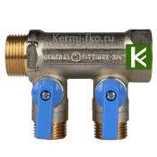 Коллектор никелированный STOUT SMB 6201 341202